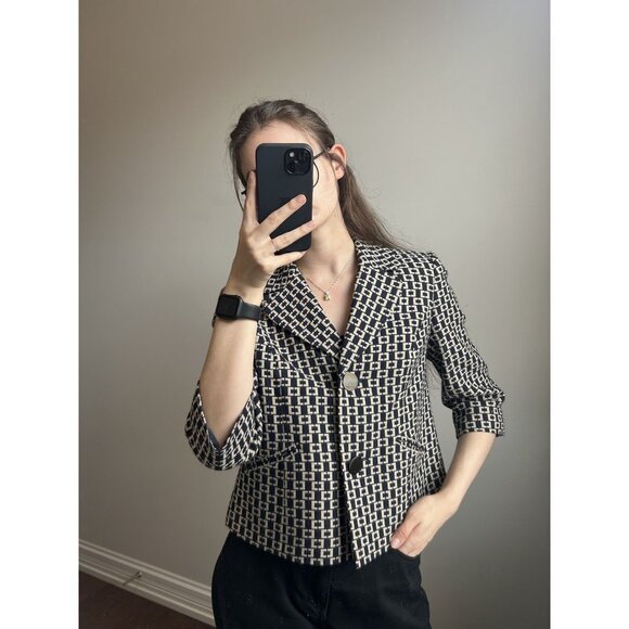 Retro Design 2 Button Blazer - Picture 1 of 8